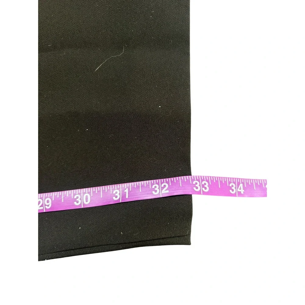 Moschino Jeans Black Tailored Straight Leg Trousers Pants Women's Size 8